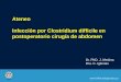 Ateneo Infección por Clostridium difficile en 