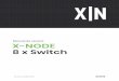 Manual de usuario X-NODE 8 x Switch