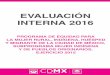 EVALUACIÓN INTERNA 2016 - sideso.cdmx.gob.mx