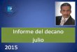 Informe del decano 2015 - Technological University of Panama