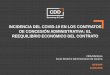 INCIDENCIA DEL COVID-19 EN LOS CONTRATOS DE CONCESIÓN 