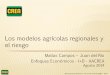 Los modelos agrícolas regionales y el riesgo