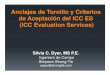 Anclajes de Tornillo y Criterios de Aceptación del ICC ES 