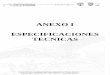 ANEXO I ESPECIFICACIONES TECNICAS - AICS