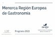 Menorca Región Europea de Gastronomía